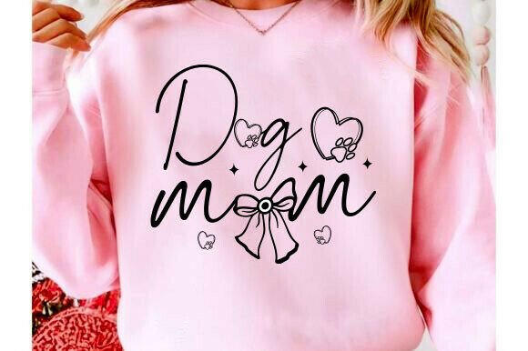 Charming Dog Mom SVG for Embroidery Projects