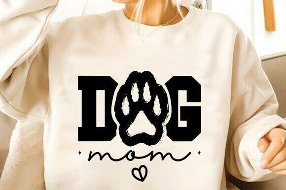 Charming Dog Mom Svg for Embroidery Projects