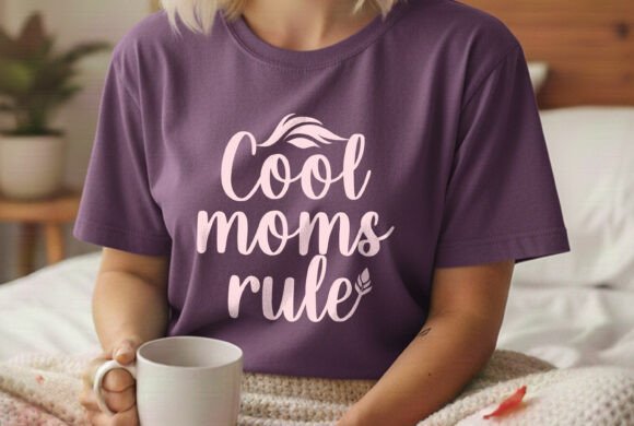 Cool Moms Rule: A Versatile SVG Design