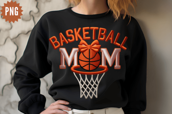 Faux Yarn Basketball Mom: A Versatile Embroidery Design
