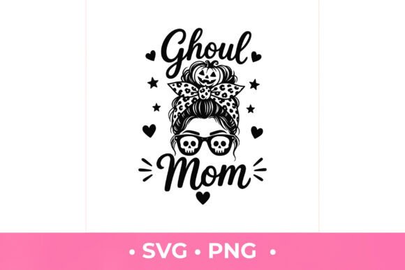 Ghoul Mom SVG: A Spooky Yet Charming Embroidery Design