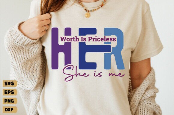 Her Worth is Priceless: A Versatile Embroidery Design