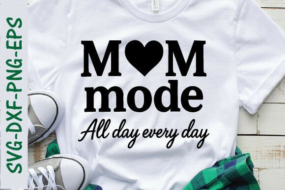 Mom Mode All Day: A Versatile Embroidery Design