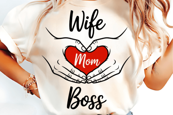 Mom Wife Boss SVG PNG: A Versatile Design for Embroidery
