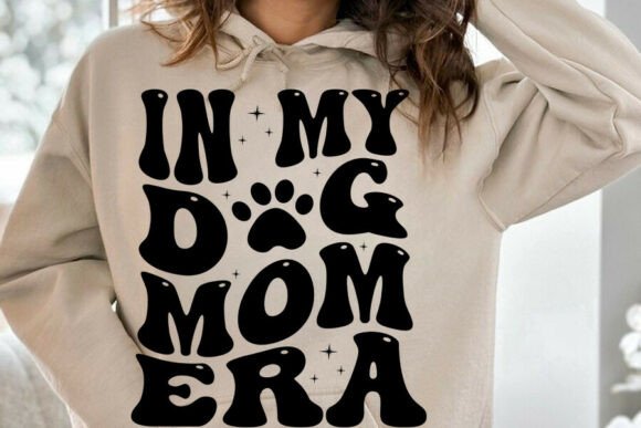 Retro Dog Mom Era: A Charming Embroidery Design
