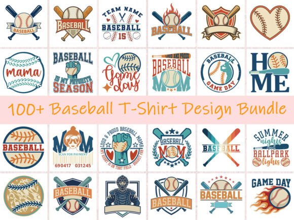 Review: 100 Baseball T-Shirt Design Bundle