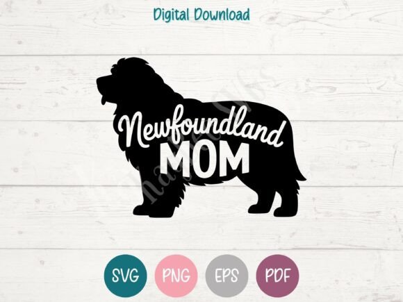 Reviewing Newfoundland Mom SVG PNG EPS PDF Design