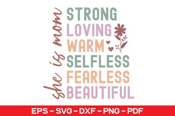 She is Mom SVG: A Versatile Design for Embroidery