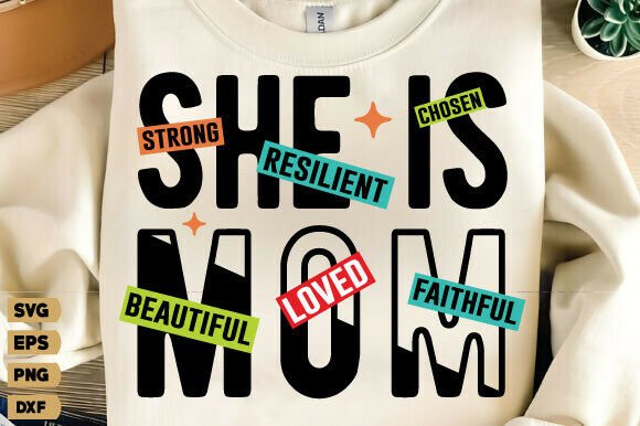 She is Mom Svg: A Versatile Mother's Day Design