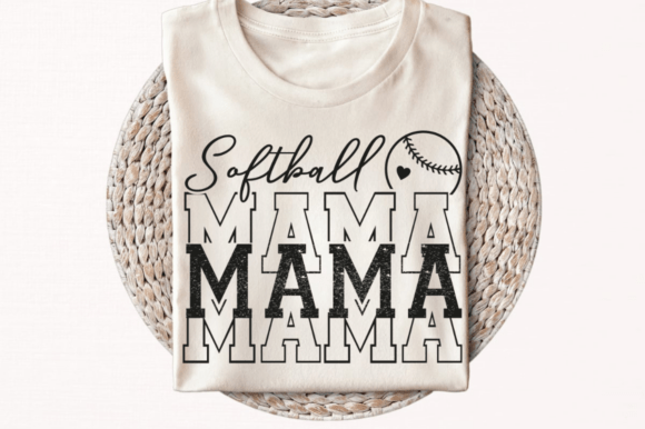 Softball Mama SVG: A Perfect Embroidery Design
