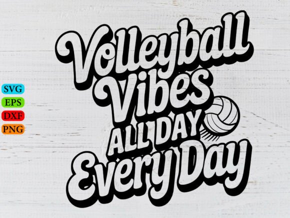 Volleyball Vibes SVG: A Game Day Essential