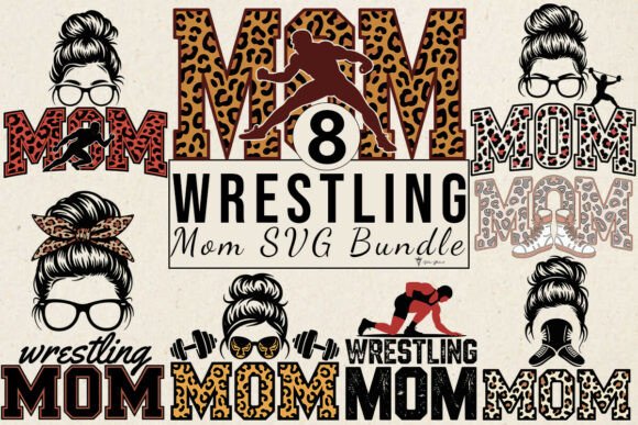 Wrestling Mom SVG Bundle: A Bold and Trendy Design